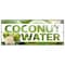 Signmission COCONUT WATER BANNER SIGN fresh drinks cold ice soda water B-120 Coconut Water - alternate 1